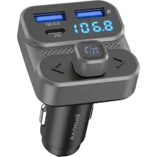 Modulator FM Proove Launcher Luxor SE 36W PD+QC3.0, gri