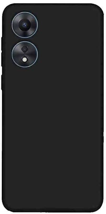 Чехол Helmet Case Liquid Silicone Oppo A58 (HMTCLSOPA58BK), черный