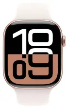 Smartwatch Apple Watch Series 10 GPS 42mm Rose Gold Aluminium Case with Light Blush Sport Band S/M