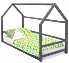 Детская кровать Бельмарко Montessori Svogen 70x160см, графит