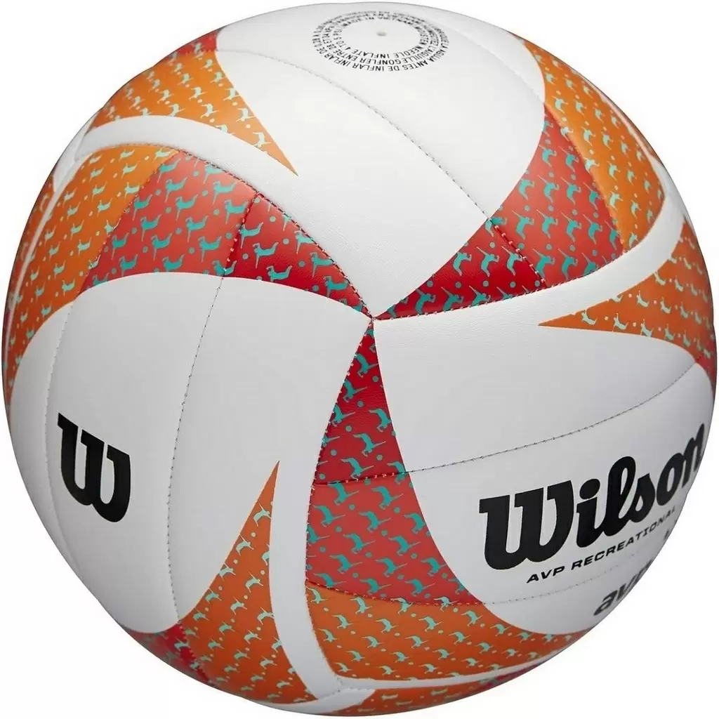 Мяч волейбольный Wilson AVP Style (WTH306202XB), белый/оранжевый