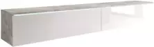 Tumbă pentru TV Bratex Lowboard D 180, beton/alb lucios