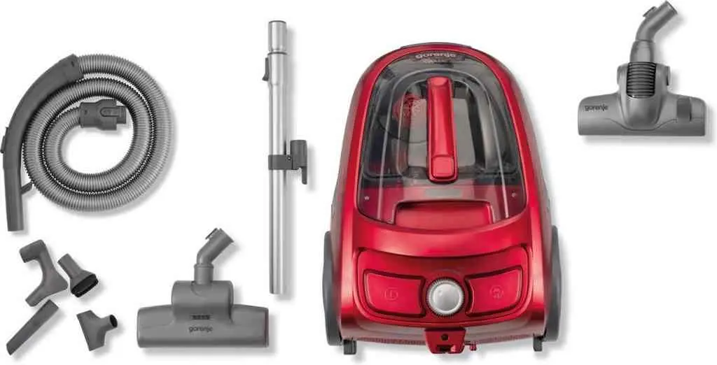 Aspirator cu curățare uscată Gorenje VCE03SPRCY, roșu