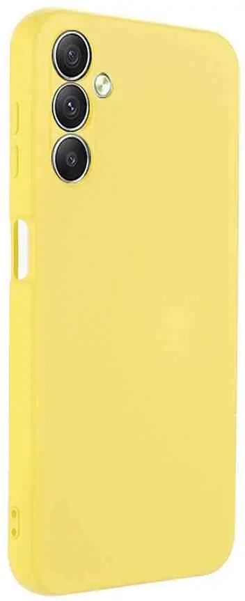 Чехол WOO Liquid Silicone Samsung A25 5G (WOOCLSSAMA25YL), желтый