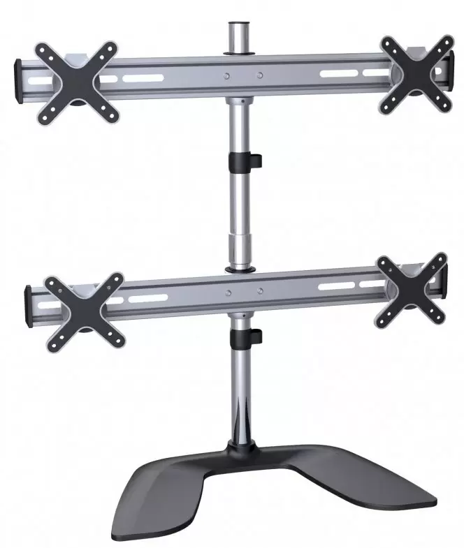 Кронштейн для монитора Reflecta Plano DeskStand 23-1010 Q, серебристый