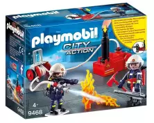 Set jucării Playmobil Firefighters with Water Pump