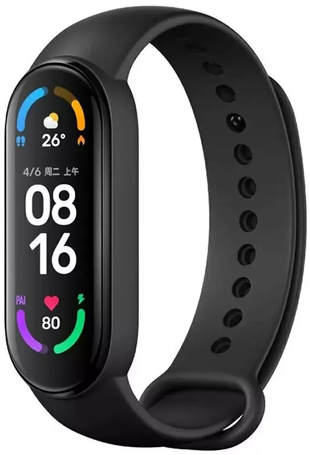 Фитнес браслет Xiaomi Mi Band 6, черный