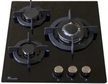 Plită incorporabilă cu gaz Tornado BI-45 3G HM, negru