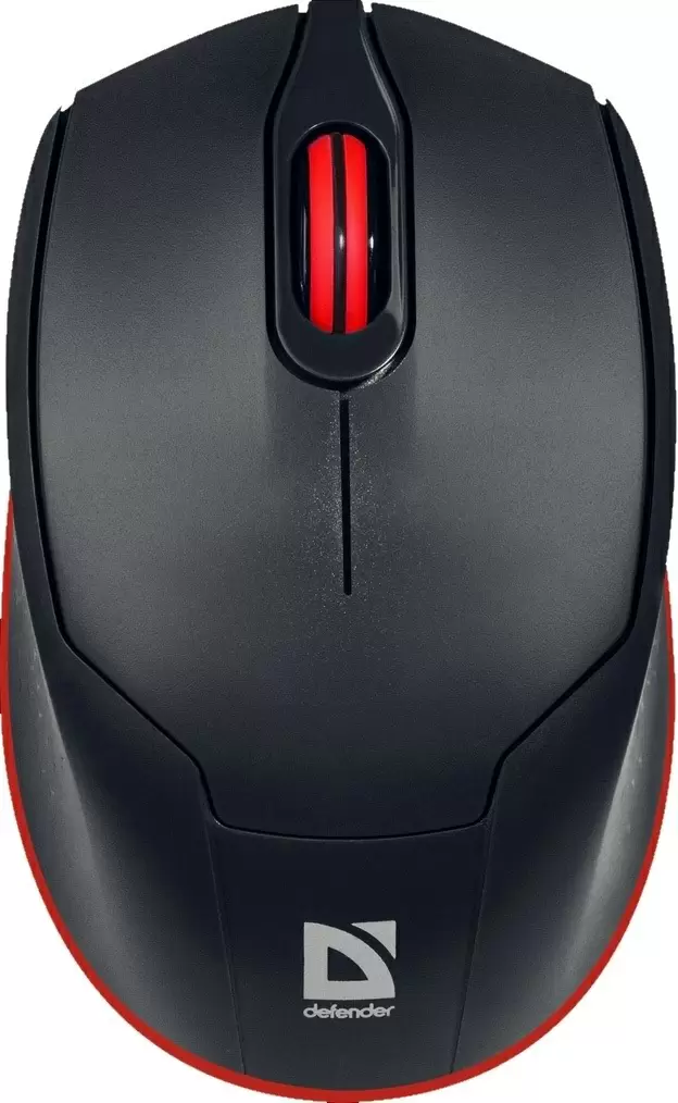 Mouse Defender Genesis MB-865, negru/roșu