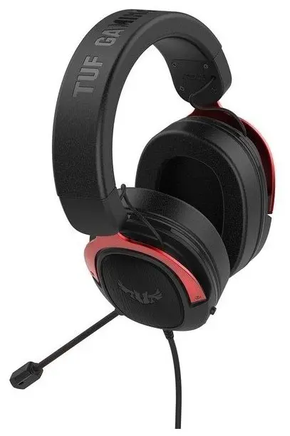 Căşti Asus TUF Gaming H3, negru/roșu