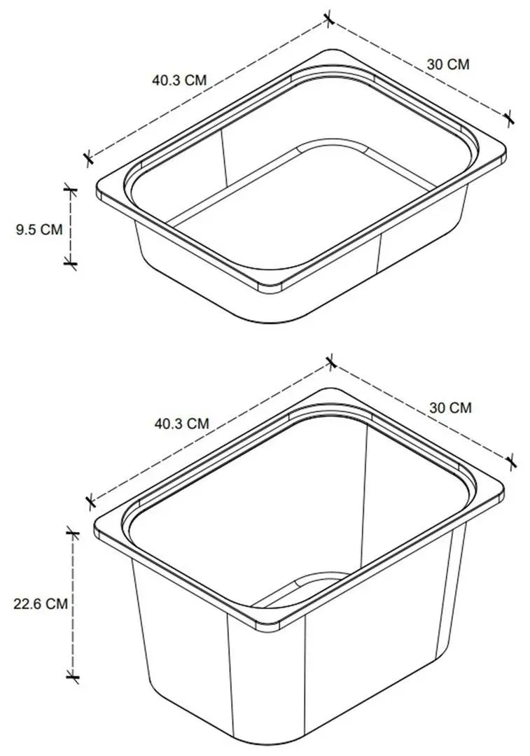 Container pentru jucării Fabulous 1D4S, pin/alb