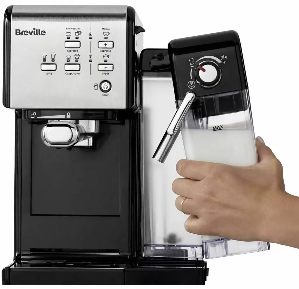 Cafetieră electrică Breville Prima Late II VCF108X, argintiu