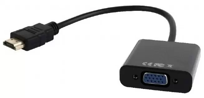 Адаптер Cablexpert A-HDMI-VGA-03, черный