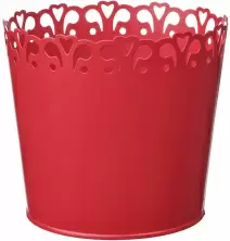 Цветочный горшок IKEA Vinterfint 12см, красный