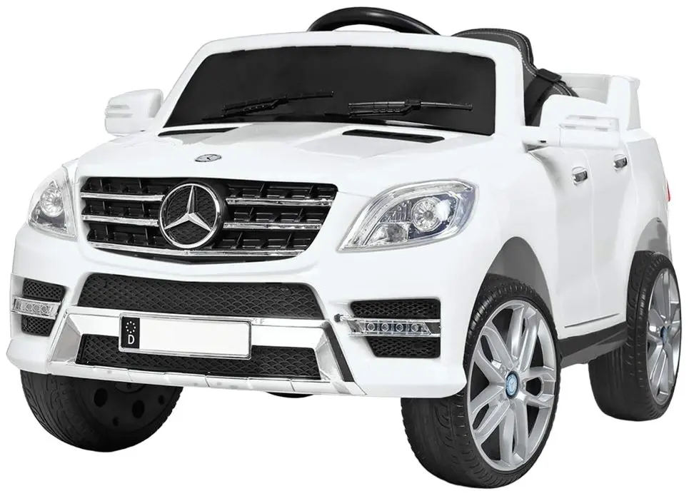 Mașină electrică FunFit Mercedes-Benz ML350, alb