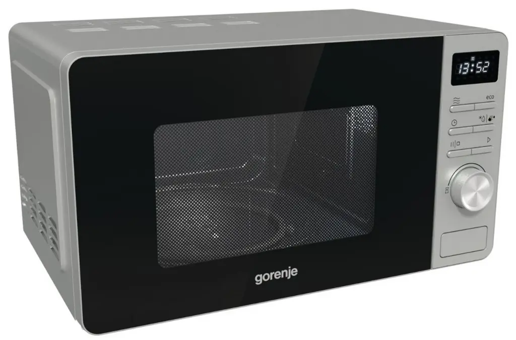 Cuptor cu microunde Gorenje MO20A3X, argintiu pe tehnoparc.md Cuptor cu microunde Gorenje MO20A3X, argintiu