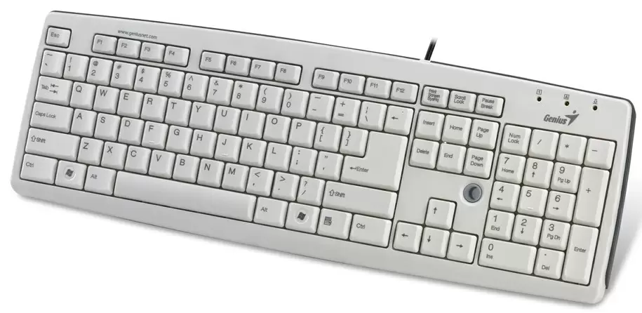 Клавиатура Genius KB-06XE, белый