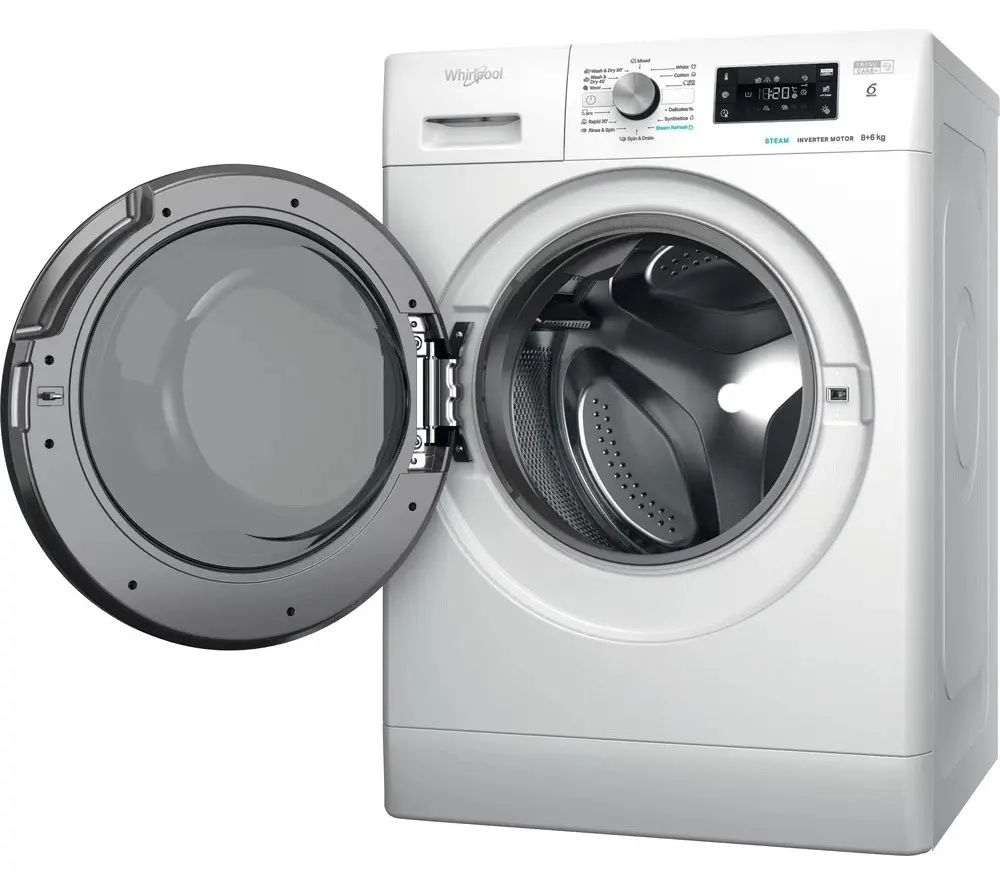 Maşină de spălat rufe Whirlpool FFWDB 864349 BV EE, alb