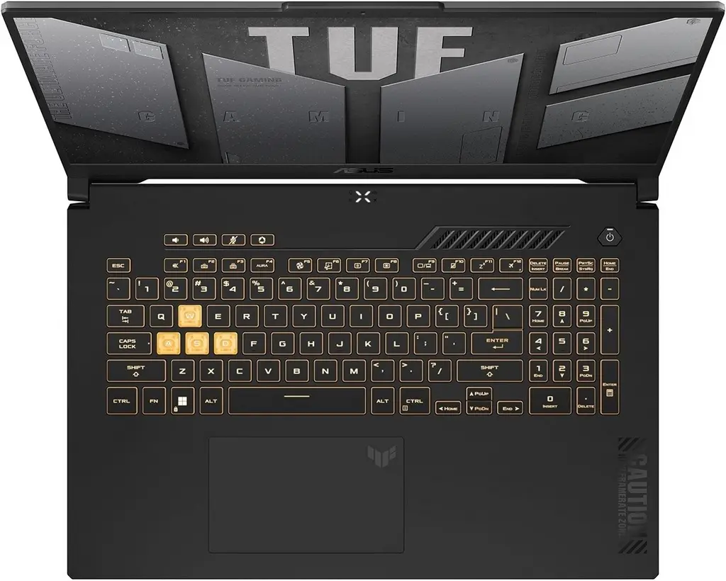 Laptop Asus TUF Gaming F17 FX707ZC4 (17.3"/FHD/Core i5-12500H/16GB/512GB/GeForce RTX 3050 4GB), gri