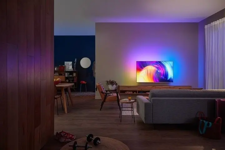 Телевизор Philips 55PUS8807, черный/серебристый