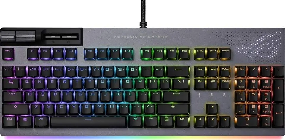 Tastatură Asus ROG Strix Flare II Gunmetal, negru