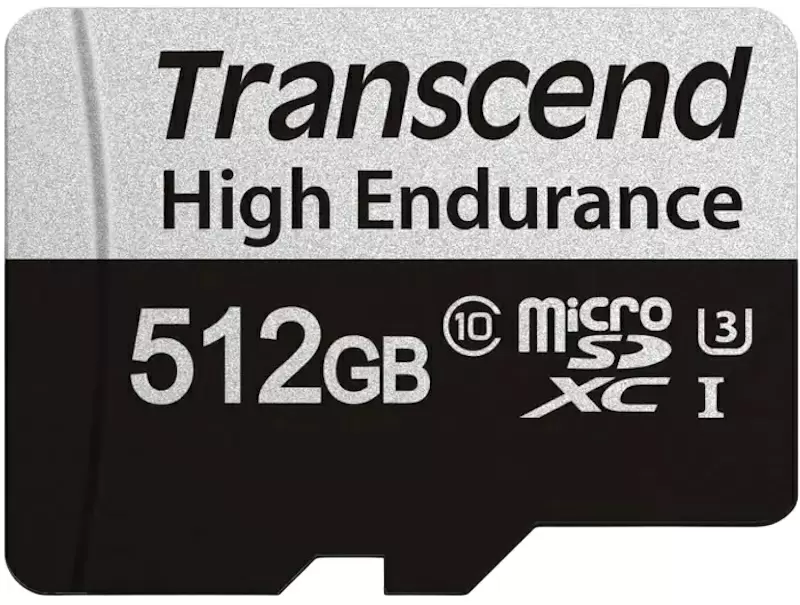 Карта памяти Transcend MicroSD Class 10 UHS-I + SD adapter, 512ГБ