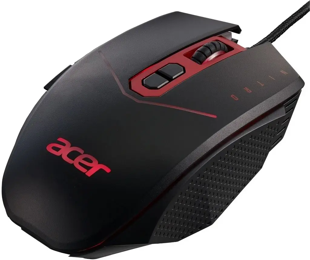 Mouse Acer Nitro NMW120, negru/roșu