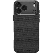 Husă de protecție Spigen iPhone 17 Pro Liquid Air Matte Black ACS10331, negru