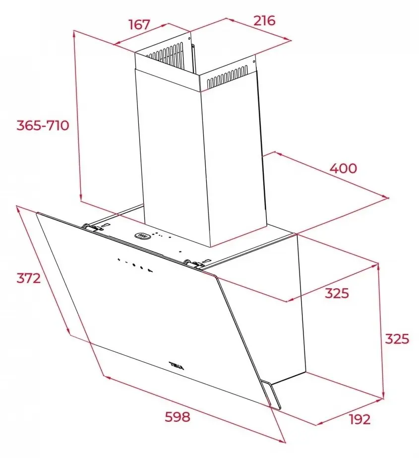Вытяжка Teka DVN 64030 BK, черный