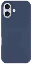 Чехол WOO Liquid Silicone iPhone 17 (WOOLSCMIP17BL), синий на tehnoparc.md Чехол WOO Liquid Silicone iPhone 17 (WOOLSCMIP17BL), синий