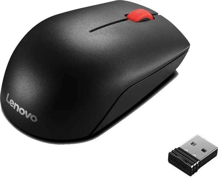 Mouse Lenovo Essential Compact, negru