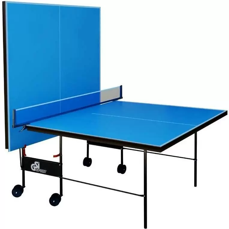 Masă de tenis GSI Sport Athletic Outdoor Alu Line Gt-2, albastru