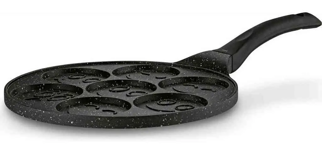 Tigăi pentru clătite Tadar Marble 26cm, negru