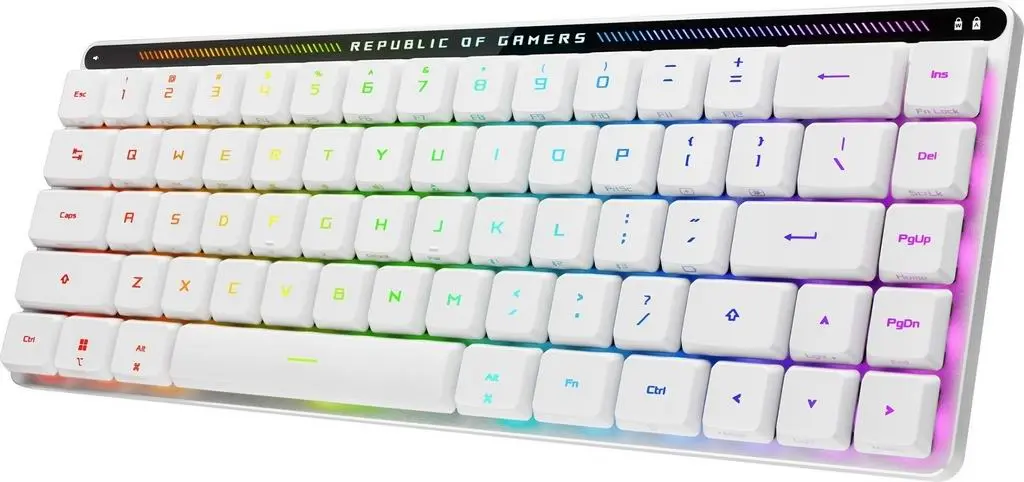 Tastatură Asus ROG Falchion RX, alb