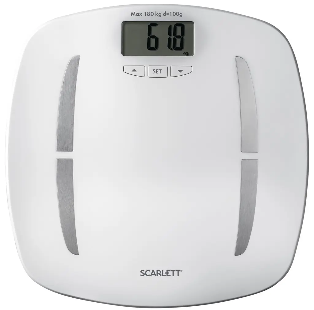 Cântar de podea Scarlett SC-BS33ED80, alb