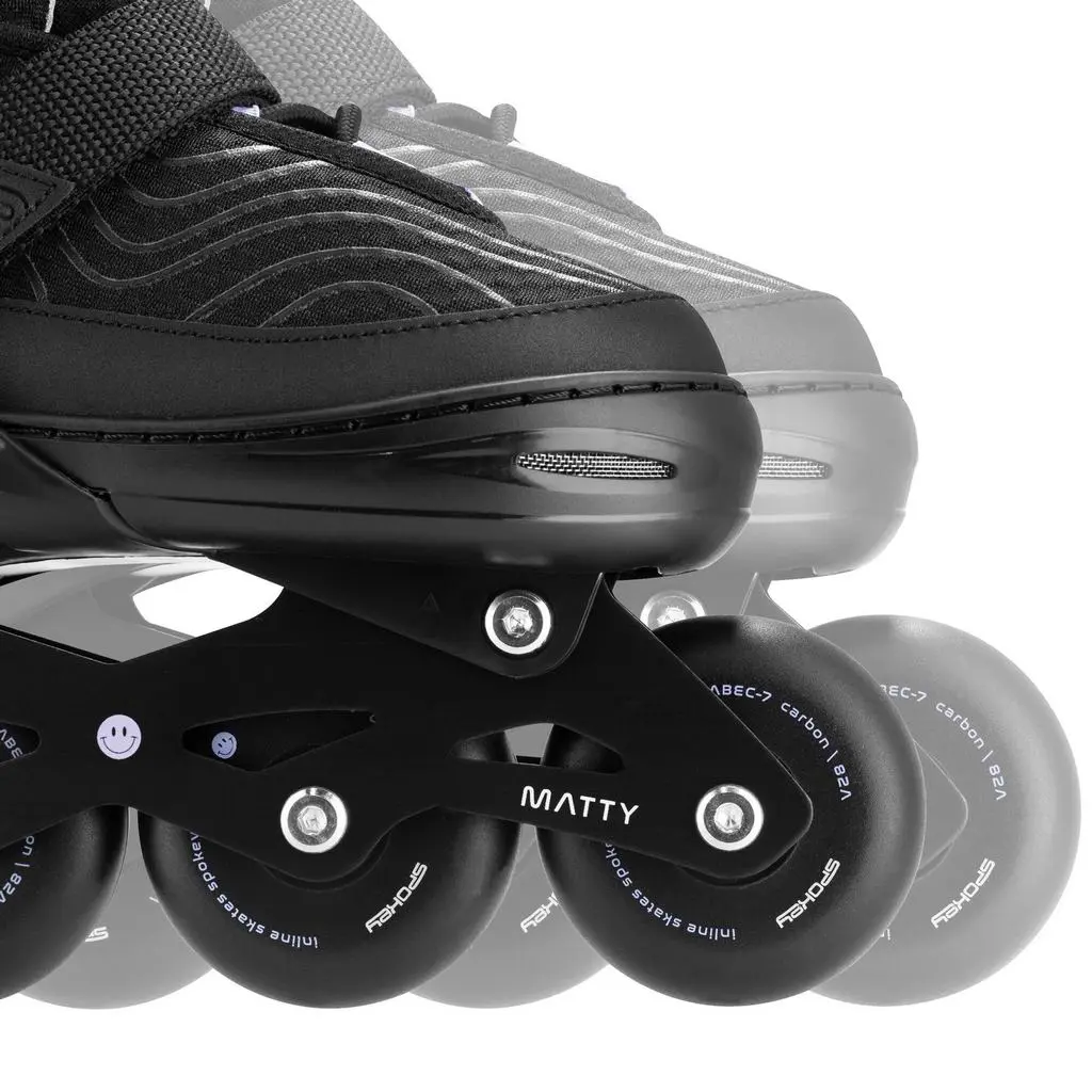Role Spokey Matty 35-38, negru/violet pe tehnoparc.md Role Spokey Matty 35-38, negru/violet