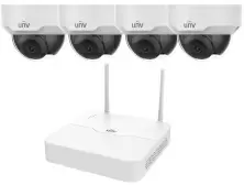 Комплект видеонаблюдения UNV KIT/NVR301-04LB-W/4*322SR3-VSF28W-D, 4-Channel WIFI NVR Kit