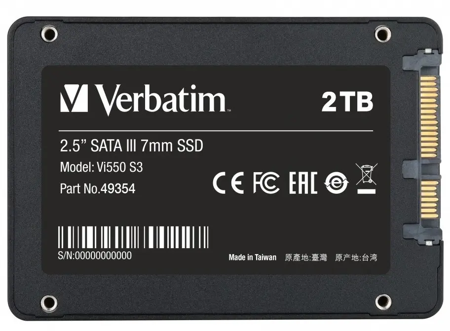 Disc rigid SSD Verbatim VI550 S3 2.5" SATA, 2TB pe tehnoparc.md Disc rigid SSD Verbatim VI550 S3 2.5" SATA, 2TB
