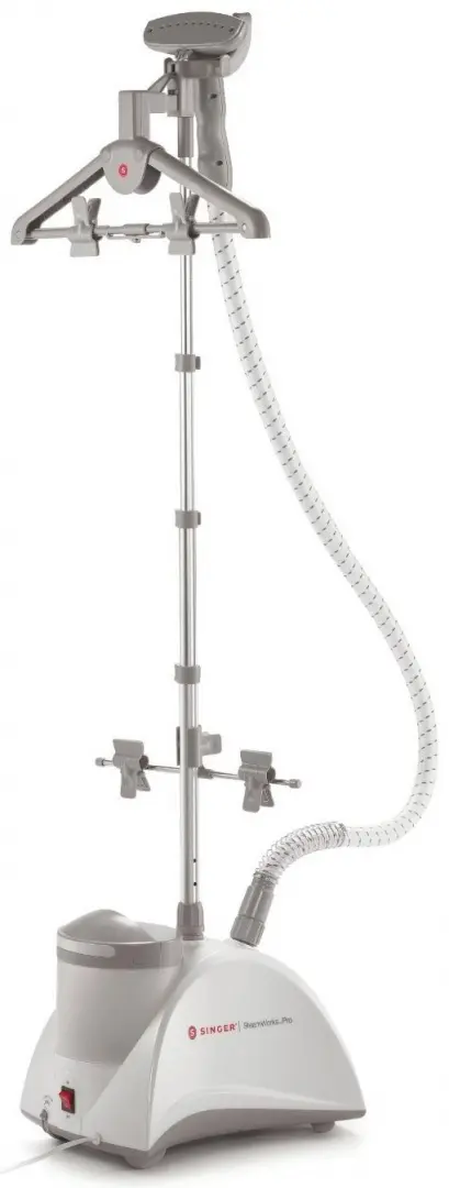 Aparat de călcat vertical cu aburi Singer SteamWorks Pro SWP-02C1E, alb/gri pe tehnoparc.md Aparat de călcat vertical cu aburi Singer SteamWorks Pro SWP-02C1E, alb/gri