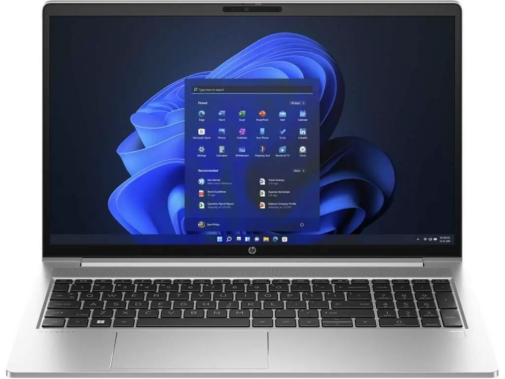 Laptop HP ProBook 455 G10 (15.6"/FHD/Ryzen 5 7530U/8GB/512GB/AMD Radeon), argintiu