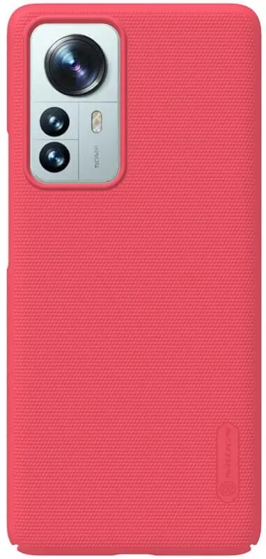 Чехол Nillkin Xiaomi 12 Pro Frosted, красный на tehnoparc.md Чехол Nillkin Xiaomi 12 Pro Frosted, красный