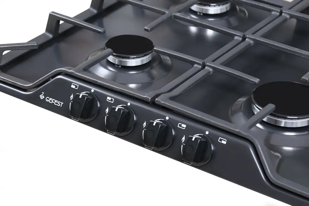 Plită incorporabilă cu gaz Gefest PVG 1212 K2, negru