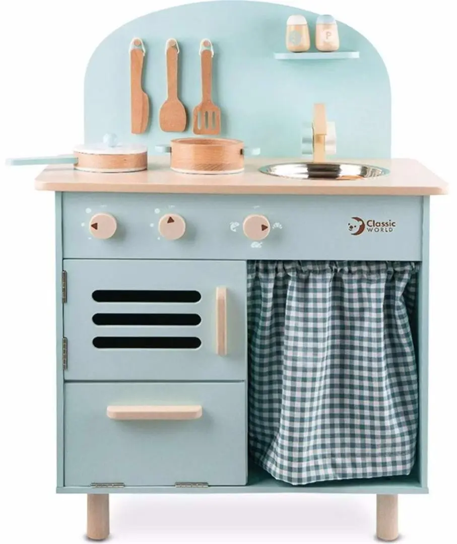 Игровая кухня Classic World Retro Kitchen CW50571, синий