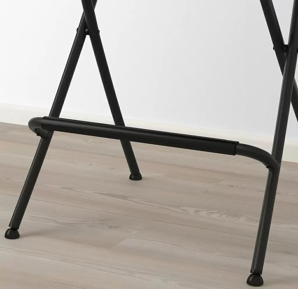 Scaun pentru bar IKEA Franklin pliant 63cm, negru
