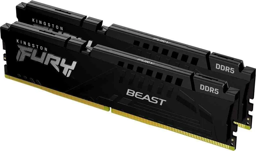 Оперативная память Kingston FURY Beast 32GB (2x16GB) DDR5-6400MHz, CL32-39-39, 1.4V на tehnoparc.md Оперативная память Kingston FURY Beast 32GB (2x16GB) DDR5-6400MHz, CL32-39-39, 1.4V