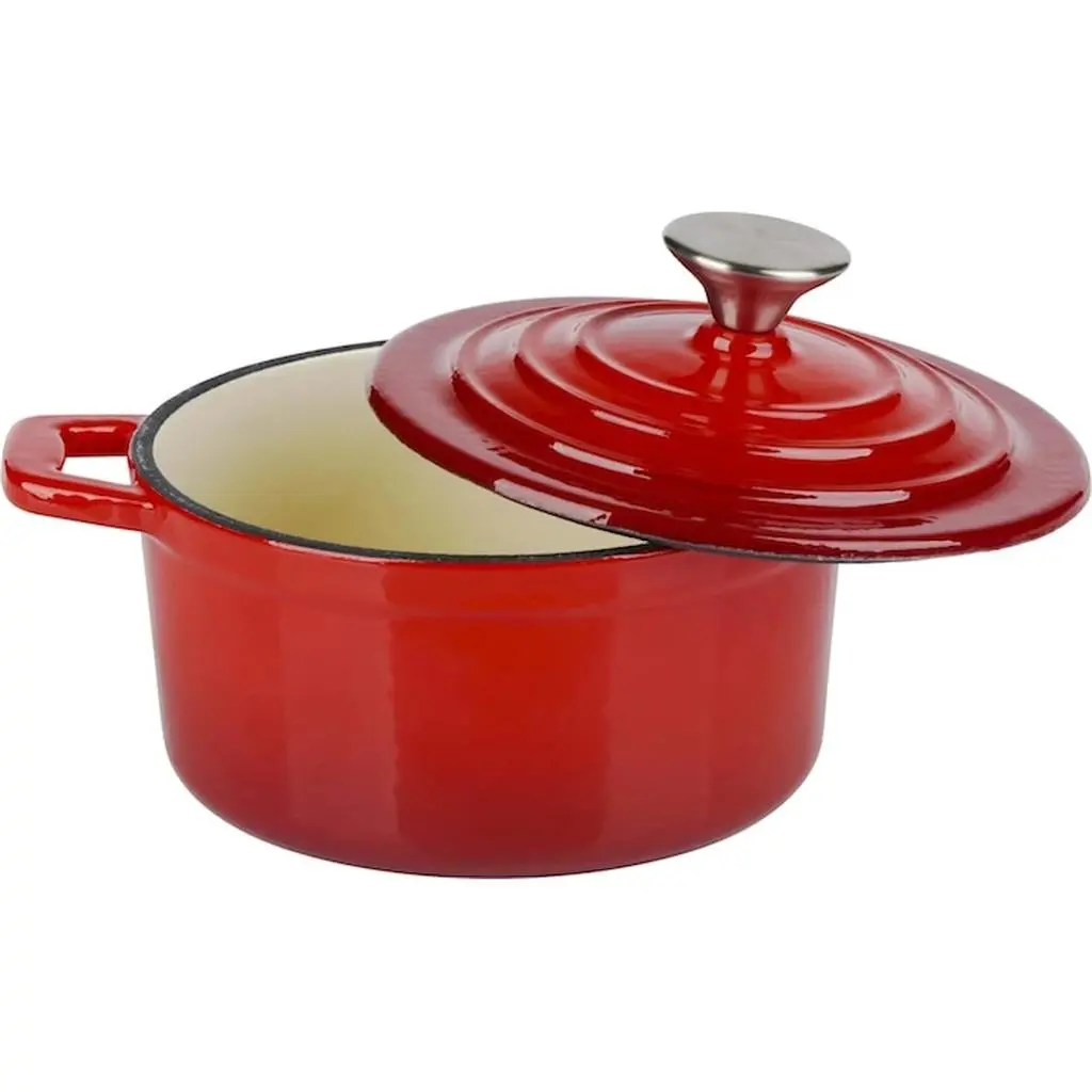 Oală Alpina Cast Iron Red, roșu