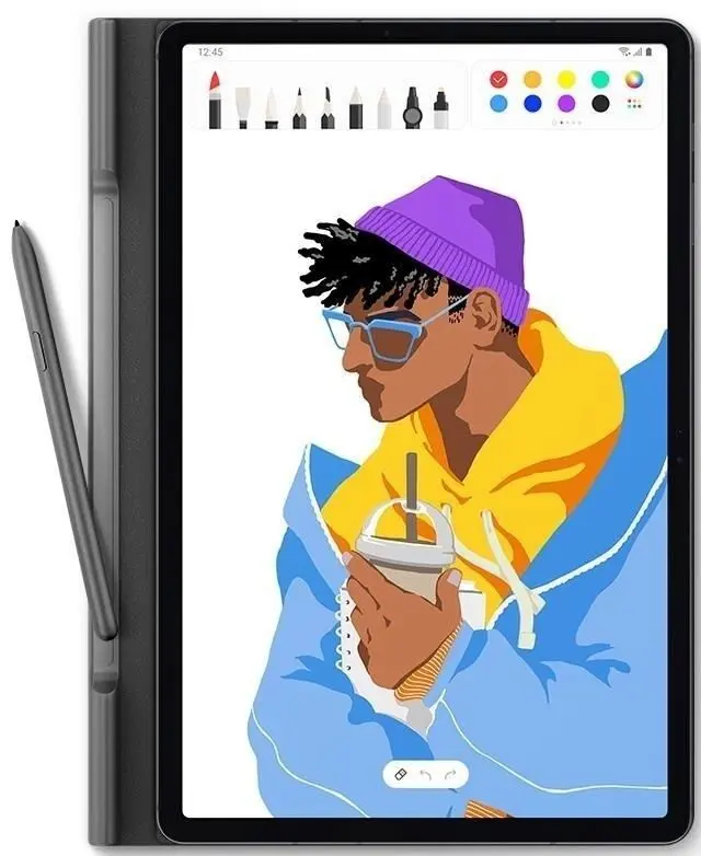 Husă pentru tabletă Samsung Book Cover Tab S7 T870, negru