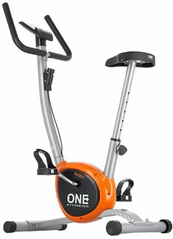 Bicicletă fitness One Fitness RW3011, argintiu/portocaliu