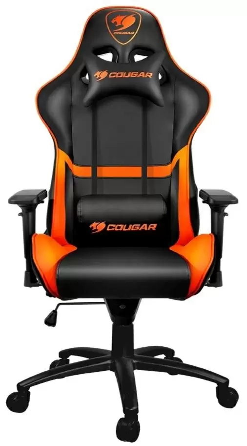 Scaun de birou Cougar ARMOR, negru/portocaliu