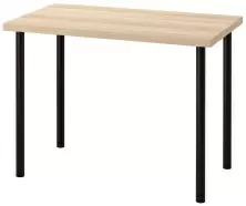Письменный стол IKEA Linnmon/Adils 100x60см, беленый дуб/черный